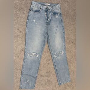 PacSun high-waist straight dad jeans